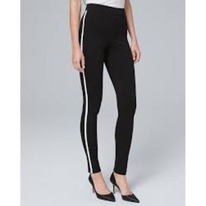 WHBM Body Comfort Stripe B/W Pants 6R